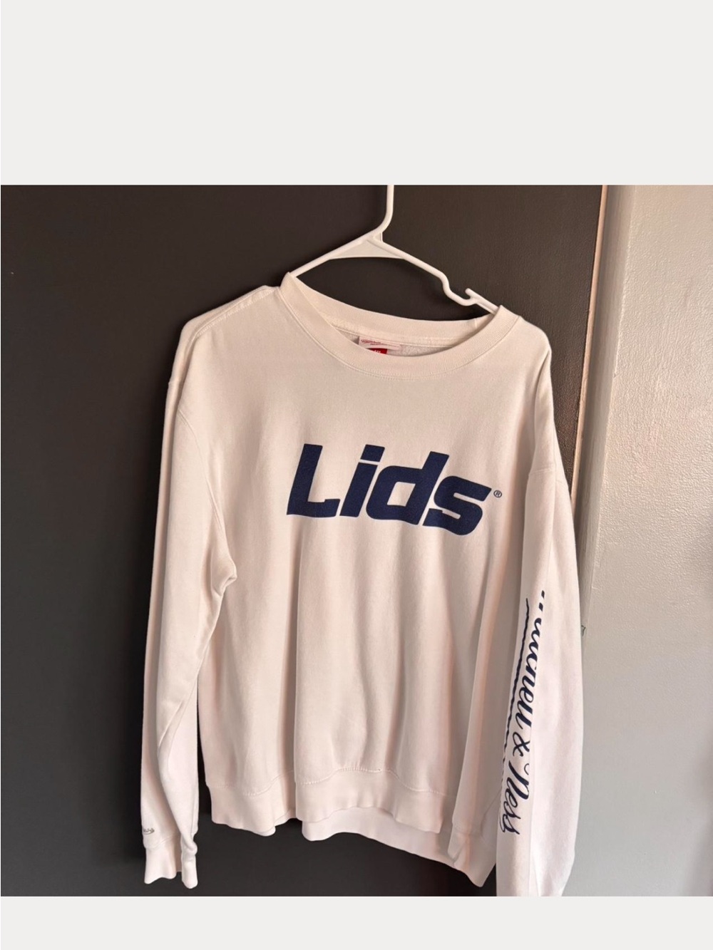 Mitchell & Ness White Tee with Red Tag